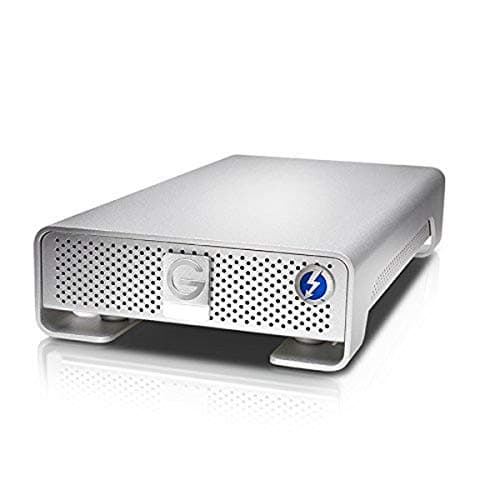 G-Technology 4TB G-DRIVE with Thunderbolt and USB 3.0 Desktop External Hard Drive, Silver - 0G03050-1