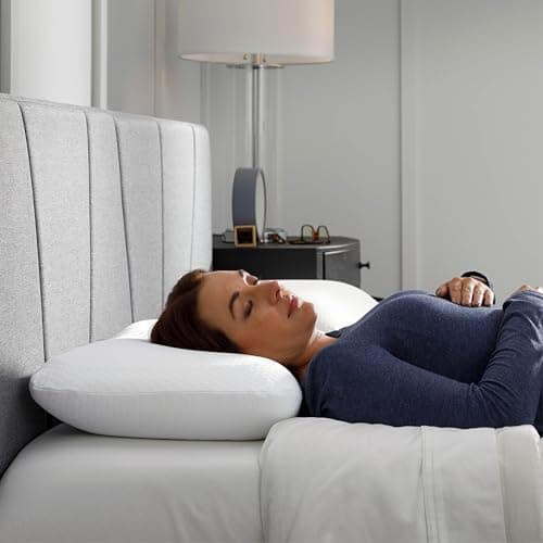 Tempur-Pedic Memory Foam Symphony Pillow Luxury Soft Feel, Standard, White 10