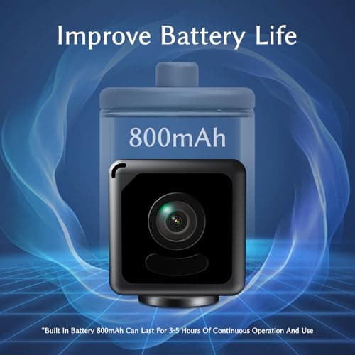 Wireless Indoor 4K Camera Home Security Mini WiFi Cameras Small Outdoor HD Cameras Body Small Outdoor Camara Micro Nanny Cam Pet Dog Tiny Cams Babysitter House Camara Room Cams No Need Wifi Camera 7