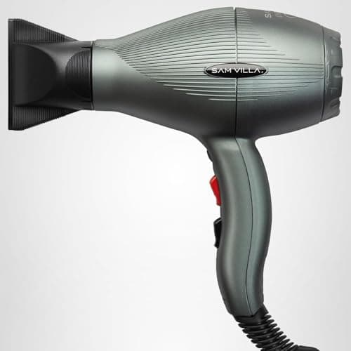 Sam Villa Lightweight & Quiet Ionic Professional Hair Dryer With Variable Speed & Temperature, Sea Smoke 8