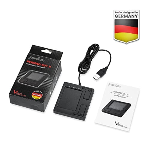 Perixx PERIPAD-501 Wired USB Touchpad, Portable Trackpad for Laptop and Desktop User, Black, Small Size (11284) 6