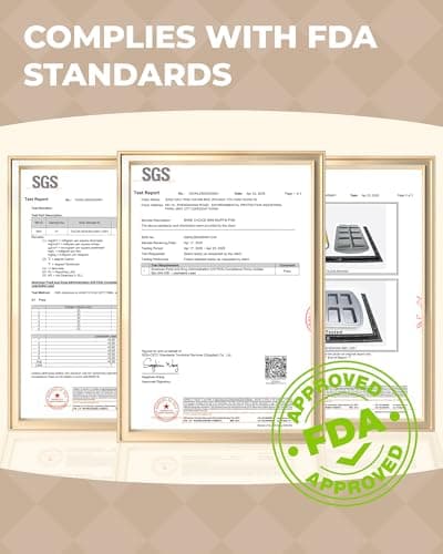 Bake Choice Mini Loaf Pan, 8-Cavity Non-Stick Carbon Steel Baking Pans Set for Banana Bread, Cornbread, Cheesecake, Muffins, Pound Cake, Small Meatloaf, Bread Pan 6