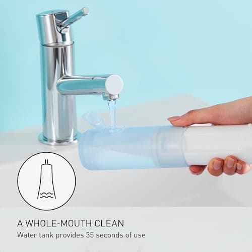 Panasonic Water Flosser for Travel, Cordless Portable Oral Irrigator with Two Water Pressure Settings, Collapsible Water Tank - EW-DJ11​-A 6