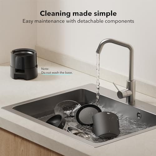 PETLIBRO Automatic Cat Feeder, Wi-Fi Rechargeable Cats Food Dispenser Battery-Operated with 30-Day Life, AIR 2.4G Wi-Fi Timed Pet Feeder for Cats & Dogs, 2L Auto Cats Feeder, Black 6