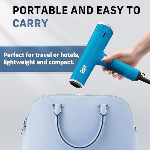 Quico Hair Blow Dryer, 1875W High-Speed BLDC 7X Faster 110000 RPM Quiet Hair Dryer with Diffuser, 2 Billion Negative Ionic Salon Dryer, Adjustable Temp & Speed, Hair Dryer for Women Home Travel Gift 9