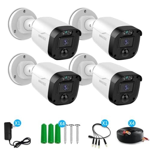 OOSSXX Extend HD 5.0Megapixel 1944P Wired CCTV Security Camera Outdoor for Home Video Surveillance CCTV DVR Systems