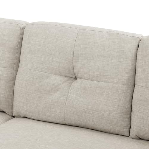 ERYE 83-inch Pull Out Sleeper Couch Bed, L-Shaped Corner Reversible Sleeper Sectional Sofa Polyester Blend Tufted Upholstered Convertible Sofa Bed with Storage Chaise for Home Apartment Living Room 7