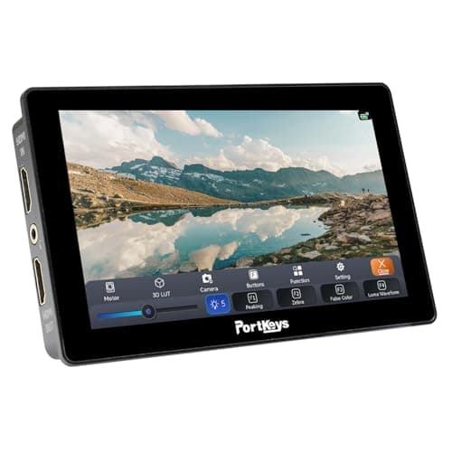 Portkeys LH5P II 5.5" 2000nit Camera Field Monitor Metal Frame Camera Control for FX3/FX30/A7RIV/A7MIV/A6300/A6400/RX100/RX02/A7CII/ZV-E10, GH6/BS1H/BGH1, C70/200/300/700/R5/6/7/8, Z8/9, ZCAM E2, etc
