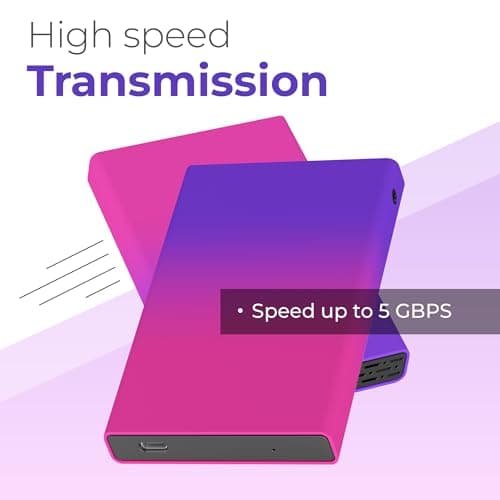 500GB Portable External Hard Drive, USB 3.0 Ultra Slim 2.5-Inch HDD – Plug & Play Storage for PC, Laptop, Desktop, Mac, PS4 (Windows Compatible) 7