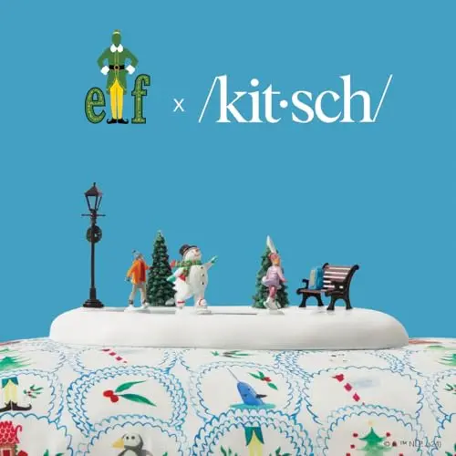 Kitsch x Elf Satin Pillowcase with Zipper for Hair & Skin - Softer Than Silk Pillow Cases, Cooling Satin Pillow Case, Wrinkle-Free & Machine-Washable, King Size Satin Pillow Case (19x36) - North Pole 6
