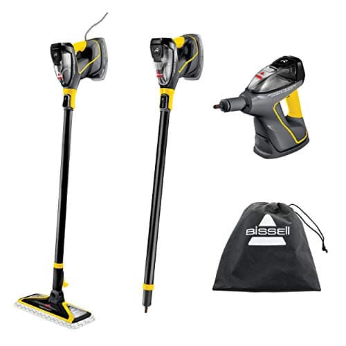 BISSELL PowerSteamer Heavy Duty 3-in-1 Steam Mop and Handheld SteamShot for Indoor & Outdoor, use for Garage, Workshop, Auto, Boat, Recreational Vehicles, Windows,Outdoor Furniture and Decks, 2865A