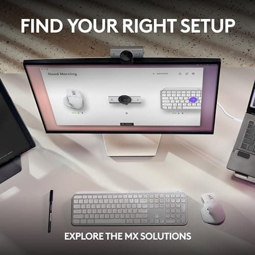 Logitech MX Brio Ultra HD 4K Collaboration, Streaming Webcam, 1080p at 60 FPS, Show Mode, Works with Microsoft Teams, Zoom, Google Meet, Nintendo Switch 2 New GameChat - Pale Gray 10