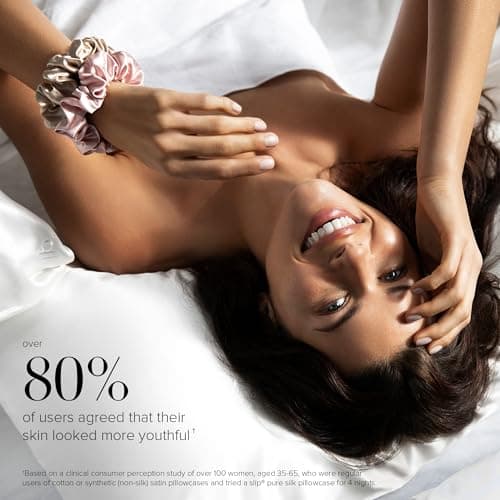 slip King Pure Silk Pillow Case - 100% Pure 22 Momme Mulberry Silk - King Size Standard Pillow Case -Anti-BedHead, Anti-Sleep Crease, White (20" x 36") 7