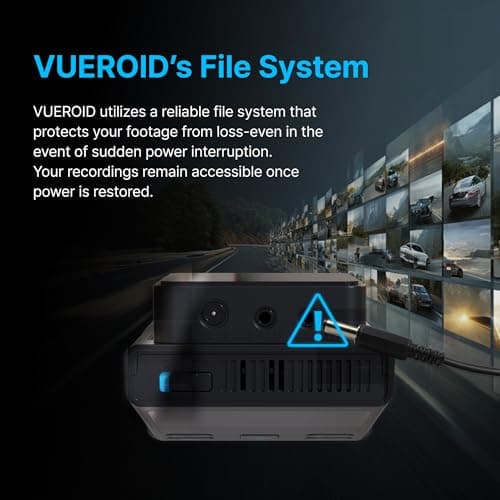 Vueroid S1 4K Infinite 3 Channel Dash Cam Front and Inside Rear Car Camera, 4K, 2.5K Dashcam for Car, STARVIS 2, Night Vision, 24/7 Recording, 5G WiFi GPS, Car Surveillance Camera, Gifts for Men Women 8