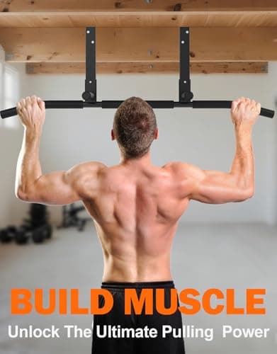 Fitarc Joist Mount Pull Up Bar, Chin Up Bar Ceiling Mount, Heavy Duty, Workout for Home Gym, 42 in Wide -Patent Pending 5