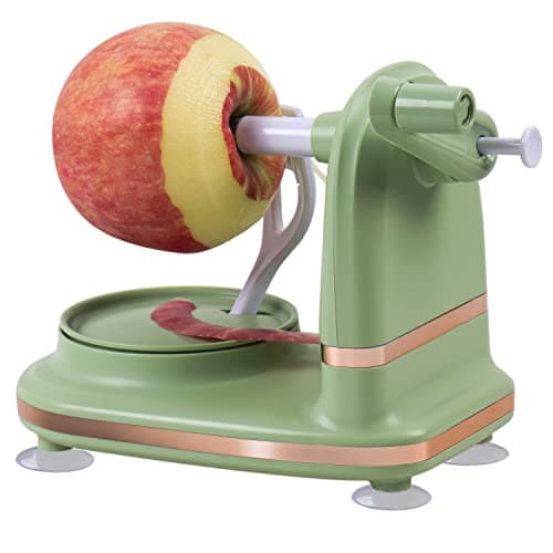 VEELAM Apple Peeler with 2 Blades Replacements, Apple Pealer Slicer & Corer for Home Kitchen Quick Applesauce Pie Making