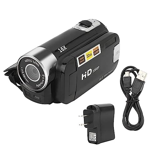 ASHATA Protable Video Camera Camcorder, 16MP 16X Zoom Digital Camera Recorder 1920x1080, 2.7" Screen 270 Rotary, Anti Shake Handheld DV Digital Camcorder for Students Teens Beginner 7