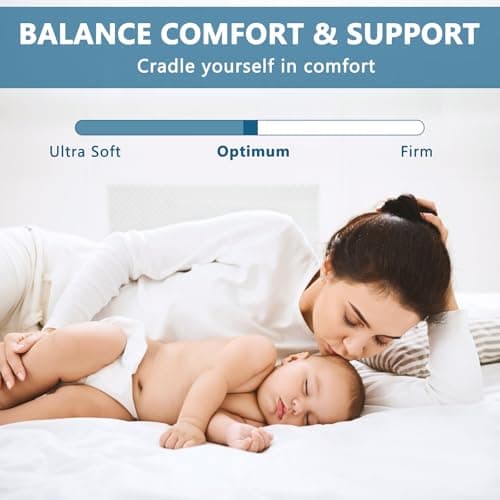 KELTARO Mattress Topper Full Size,Viscose Made from Bamboo Extra Thick Mattress Pad 8-21" Deep Pocket Soft Down Alternative Fill Mattress Protector Pillow Top Mattress Cover(54x75 Inches) 5