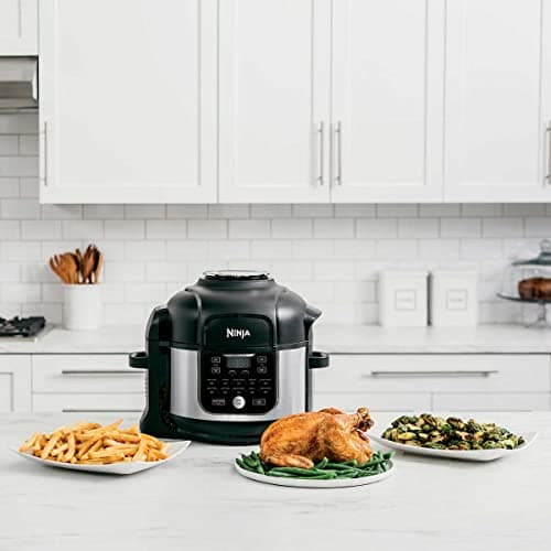 Ninja OS301/FD305CO Foodi 10-in-1 Pressure Cooker and Air Fryer with Nesting Broil Rack, 6.5-Quart Capacity, and a Stainless Finish (Renewed) 5