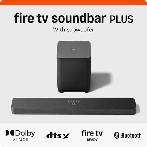Amazon Fire TV Soundbar Plus with subwoofer (newest model), 3.1 channel, Dolby Atmos, DTS:X, clear dialogue 7