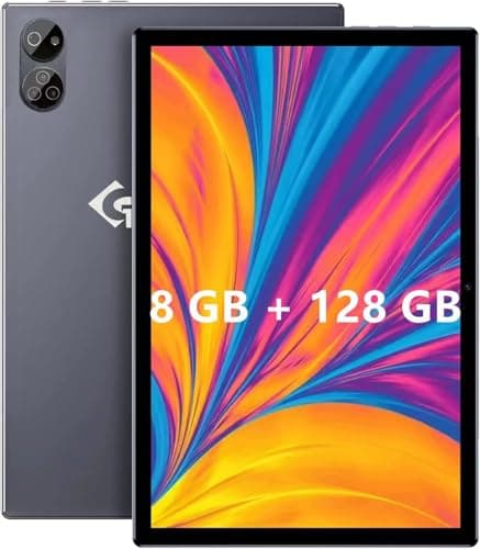 JXCNSNW 10.1" Inch Android Tablet, 4G LTE Dual SIM, 8GB RAM 128GB Storage,Supports 1TB Micro Card, 1920 1200 Full HD IPS Touchscreen,Dual Camera, WiFi/WLAN/Bluetooth/GPS (Black, 128 GB)