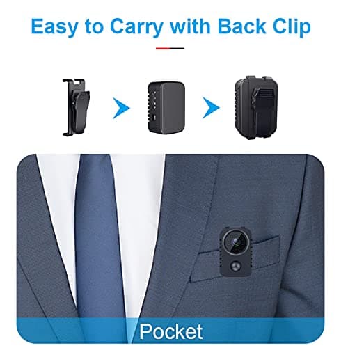 EDIACE HD 1080p Mini Spy Camera with PIR Motion Detector and Night Vision Small Nanny Cams Portable Indoor Video Cameras Home Security Surveillance Cam 60 Days Standby-(No WiFi),1 pack 6