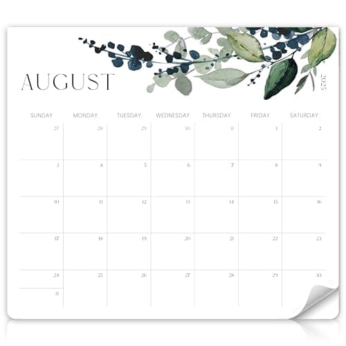Beautiful 2025-2026 Magnetic Fridge Calendar - Runs From Until July 2026 - The Perfect Monthly Refrigerator Calendar for Easy Organizing