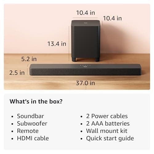 Amazon Fire TV Soundbar Plus with subwoofer (newest model), 3.1 channel, Dolby Atmos, DTS:X, clear dialogue 6