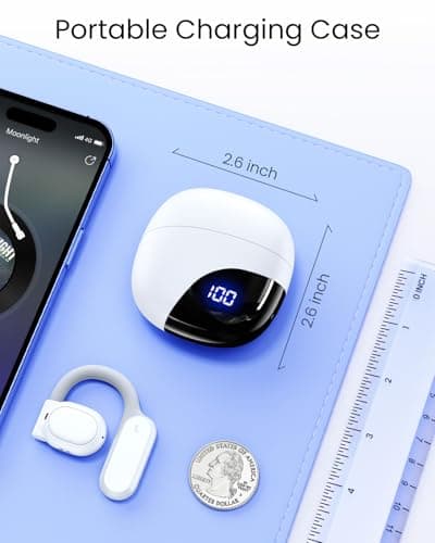 AI Translation Earbuds Real Time for Work Travel Study Entertainment Everyday Life White 8