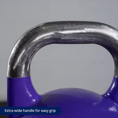 Titan Fitness 18 KG Competition Kettlebell, Single Piece Casting, KG Markings, Full Body Workout 5