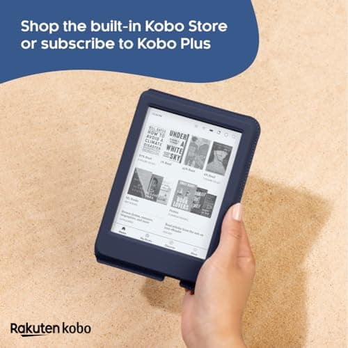 Kobo Clara 2E | eReader | Glare-Free 6” HD Touchscreen | ComfortLight PRO Blue Light Reduction | Adjustable Brightness | WiFi | 16GB of Storage | Carta E Ink Technology | Waterproof 8