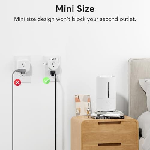 EIGHTREE Smart Plug, WiFi Outlet Works with Alexa & Google Home, Smart Home Socket with Remote Control & Timer Function, 2.4GHz WiFi Only, 4 Packs 7