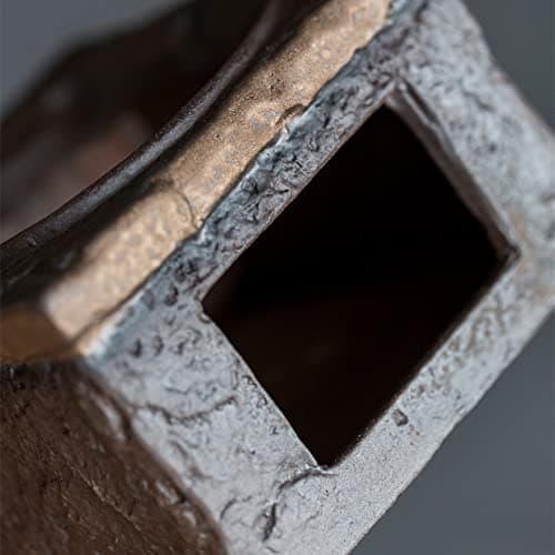 Fenyya Teapot Warmer Matte Classic Retro Ceramic Universal Tea Warmer Stand Set with Candle Holder Japanese Style for Warming Tea, Coffee and Milk etc. 9