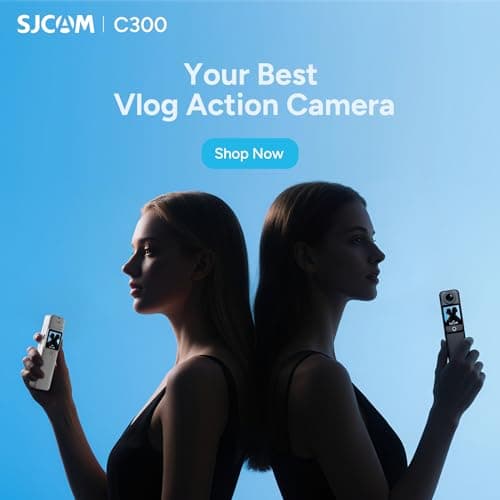 SJCAM C300 Essential Combo, 4K Action Camera,Magnetic Body Cam & Handheld Detachable Design, Vlogs for Content Creators YouTube Streaming,7Hour Power,Stabilization,Waterproof, Black 7