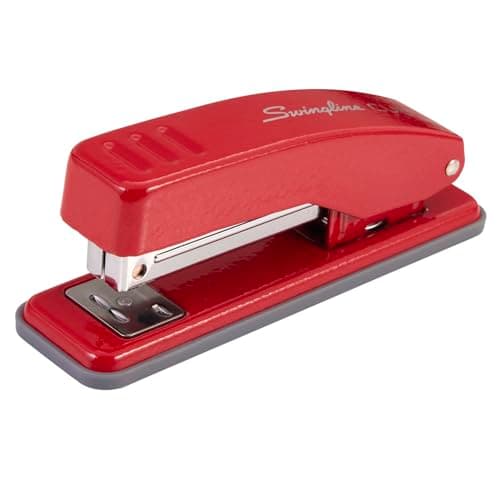 Swingline Stapler, Cub Compact Desktop Stapler, 20 Sheet Capacity, Metal, Rio Red (S701070)