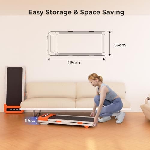 MJWW Walking Pad with Incline, 6% Manual Incline Under Desk Treadmill 3-in-1 for Home Office, Walking Pad Treadmill with 2.5HP Quiet, LED Display & 300LB Capacity 6