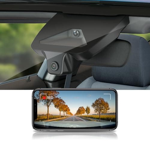 Fitcamx 4K Dash Cam Suitable for Toyota Camry 2025-2026 LE SE XLE XSE Nightshade (HD2-06090), OEM Factory Look, UHD 2160P Video, Built-in WiFi & APP, Loop Recording, G-Sensor, Plug & Play, 64GB Card