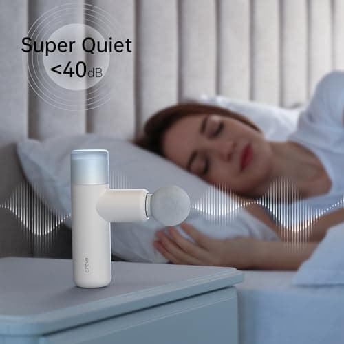 opove M3 Mini Massage Gun for Back Pain Relief, with Facial Mode, 7mm Amplitude, 4 Vibration Levels Ultralight Portable and Rechargeable Fascia Gun Active Recovery Women Presents 7