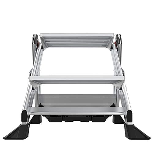 Little Giant Ladders, Jumbo Step, 2-Step, 2 foot, Step Stool, Aluminum, Type 1AA, 375 lbs weight rating, (11902), Silver 8