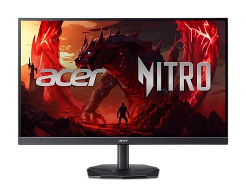 Acer Nitro 27 Inch Full HD 1920 x 1080 ZeroFrame Design Gaming IPS Monitor | AMD FreeSync Premium | 200Hz Refresh | Up to 0.5ms | 1 x Display Port 1.2 and 2 x HDMI 2.0 Ports | KG271 X1biip