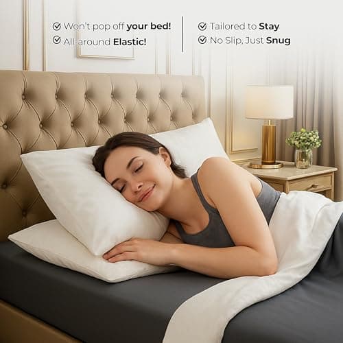 Utopia Bedding Queen Fitted Sheet - Bottom Sheet - Deep Pocket - Soft Microfiber - Shrinkage and Fade Resistant - Easy Care -1 Fitted Sheet Only (Grey) 8