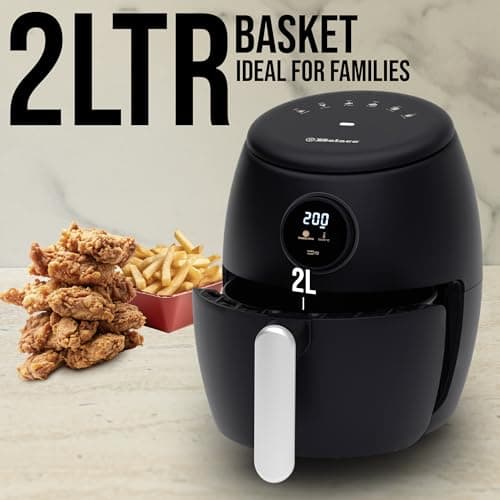 Belaco Air Fryer, 2.1Qt Digital Display, Rapid Air Circulation, Air Fryers, 60 Min Timer, Small Air Fryer, Adjustable Temperature, Dishwasher Safe Basket BEL-AF-02 7