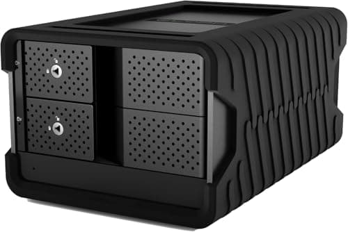 Glyph Blackbox Pro Raid Desktop Drive with Thunderbolt 3 Interface, 7200 RPM, and 550 MBPS Transfer Speed (40TB, Black)