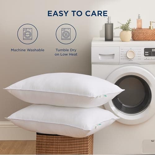 Bedsure Pillows Queen Size Set of 2, Prewashed Ultra-Soft Bed Pillows, Hotel Luxury Down Alternative Filling, Breathable & Fluffy for Back, Side, Stomach Sleepers 6