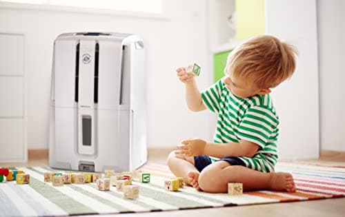 De'Longhi 50 Pint Dehumidifier with Pump, White 9