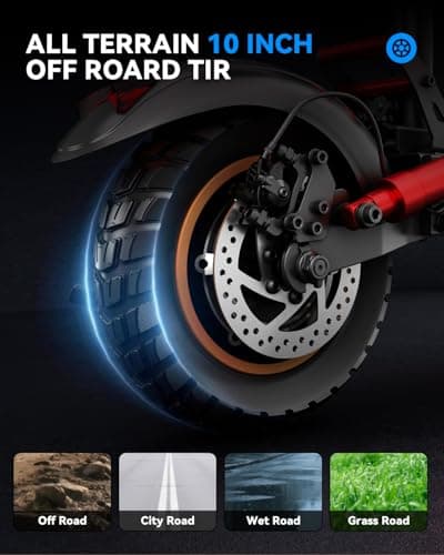 AONIU M4 Electric Scooter for Adults with seat 25-30 mph Fast Speed Heavy Duty 300+ lbs 10 inch Off Road Foldable e Scooter Mobility e Scooters for Girls Men Teens 31-37 Miles Long Range Bike 7