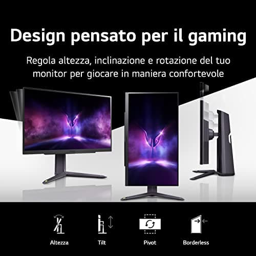 LG Electronics 27GR75Q-B Ultragear Gaming Monitor 68.5 cm (27""), 2560 x 1.440, 16:9, WQHD 1440p, 99% sRGB, HDR10, 165 Hz, 1ms GtG - Black, blackone (Renewed) 6