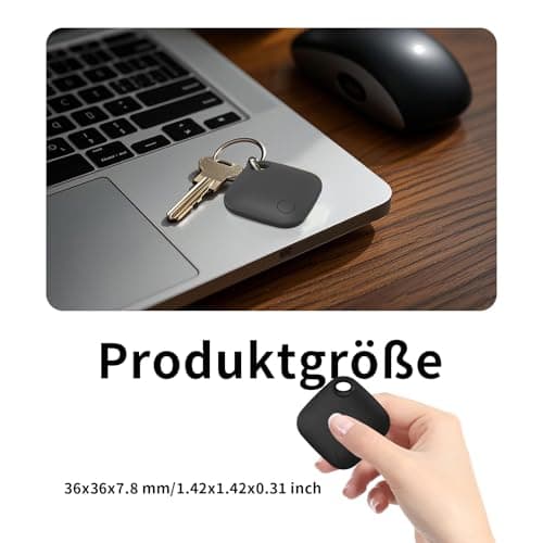 Air Tracker Tag 4 Pack Bluetooth Luggage Tracker tag Locator Works with Apple Find My,Smart Tracker for Suitcase, Bag, Backpack, Wallet,Replaceable Battery Smart tag Item Finder 6