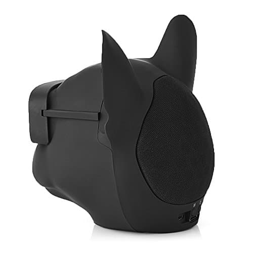 Bulldog Bluetooth Speaker, French Bulldog Head Cool Artistic Stereo Decorative Speaker, Supported USB & T Flash Card 7