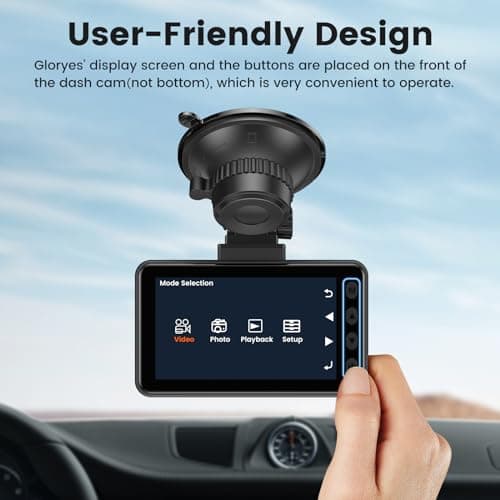 2025 Dash Cam Front and Rear,4K Dual Dash Camera for Cars,Car Cameras with 3" IPS Screen,170° Wide Angle,Starvis Sensor,WDR Night Vision,24H Parking Mode,Free 32GB Card,Easy Install Dual Mount 5